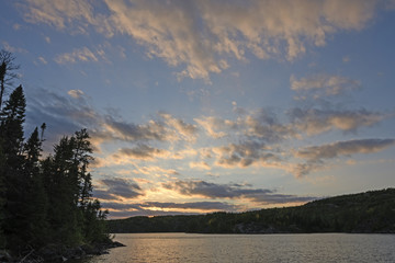 Calm Evening in the North Woods