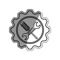 Construction tools symbol icon vector illustration graphic design