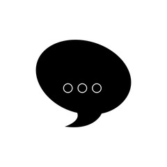 Chat bubble speakbox icon vector illustration graphic design