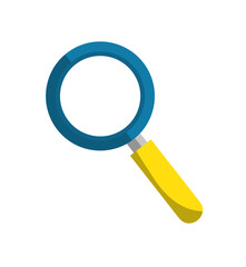 search magnifying glass icon vector illustration design