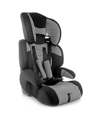 Safety car seat for baby  on  white background