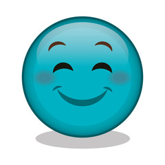 Fototapeta premium emoticon face character icon vector illustration design