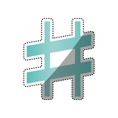 Fototapeta premium Music note symbol icon vector illustration graphic design