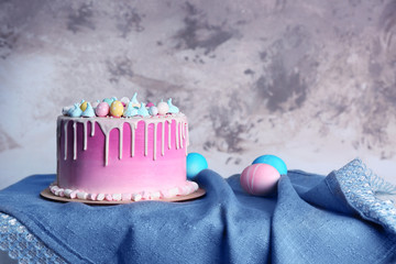 Beautiful Easter composition with cake and eggs © Africa Studio