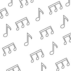 Music notes symbol icon vector illustration graphic design