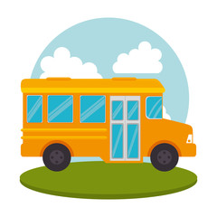 bus public transport icon vector illustration design