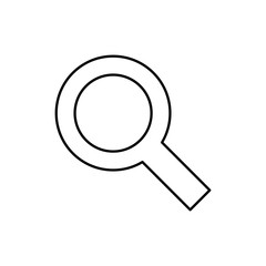 Magnifying glass lupe icon vector illustration graphic design