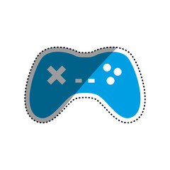 Gamepad device isolated icon vector illustration graphic design