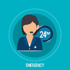 healthcare professional avatar character vector illustration design