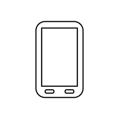 Mobile smartphone technology icon vector illustration graphic design