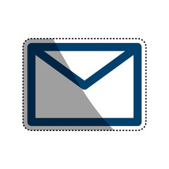 Email or mail symbol icon vector illustration graphic design