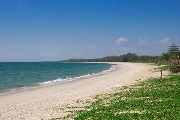Beautiful sea and blue sky at Andaman sea,thailand
