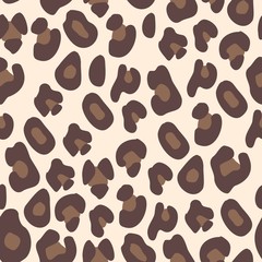 Fototapeta na wymiar Leopard pattern. Seamless vector background