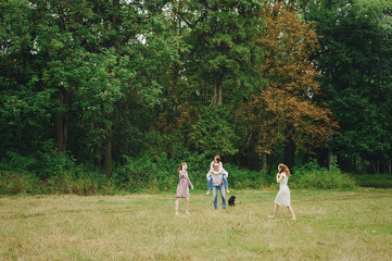 Fototapeta premium happy family HD