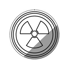 Fototapeta premium danger and warning sign icon vector illustration graphic design