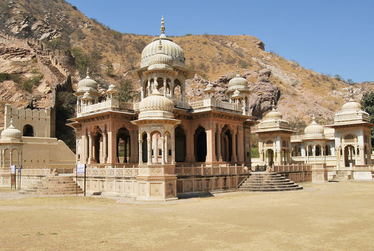 Gator Ki Chhatriyan, Jaipur Rajasthan, India.