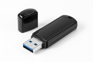 USB 3.0 Flash Drive isolated on white background
