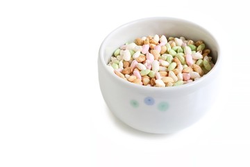 Japanese Sweet Rice Snack for Doll's Festival