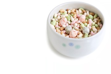 Japanese Sweet Rice Snack for Doll's Festival