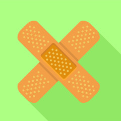 Patch icon, flat style