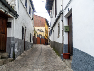Obraz premium Traditionals buildings on jewish neighborhood in Hervas, Spain