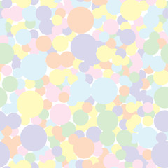 Fototapeta na wymiar Abstract seamless pattern for the fabric of the colored circles.