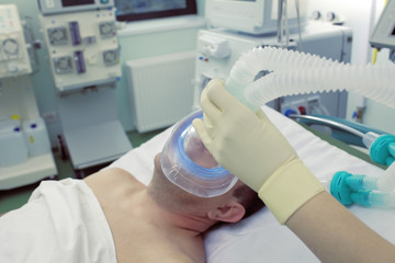 Nursing care of patient in ICU