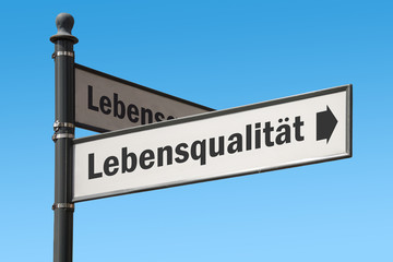 Schild 175 - Lebensqualität