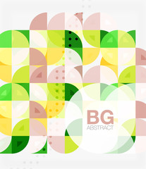 Vector circle abstract background