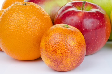 лимон яблоко апельсин