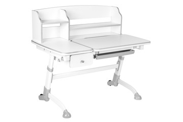 gray school desk