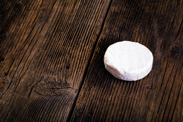 Cheese with white mold. Camembert or brie type.