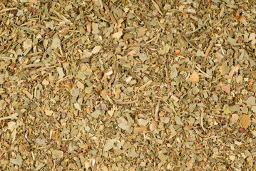 Fototapeta premium Close up image of khmeli-suneli as backgroumd. Georgian traditional spices