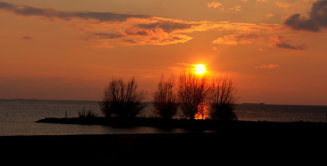 Naklejka premium Sonnenuntergang