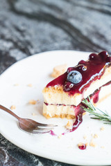blueberry cheese cake
