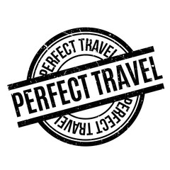 Perfect Travel rubber stamp. Grunge design with dust scratches. Effects can be easily removed for a clean, crisp look. Color is easily changed.