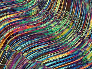 Abstract psyhedelic background