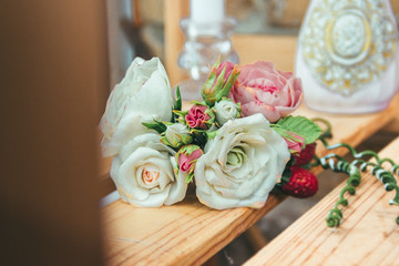 Roses in a vase