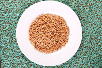 Cereals / Various cereals lying on a plate