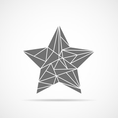 Star icon. Vector illustration.