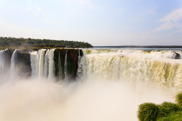 Fototapeta premium Iguazu falls view, Argentina