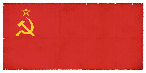 Grunge-Flagge Sowjetunion