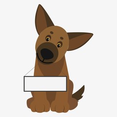 Obraz premium Dog vector illustration