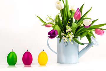 eggs candle foer easter isolated