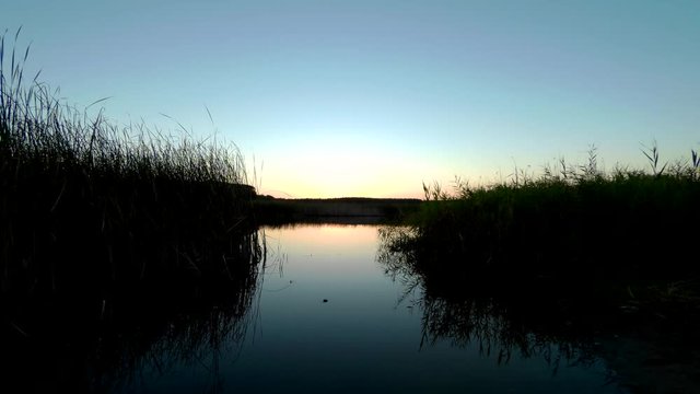 Sunset on a Lakeshore