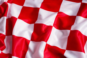 Typical croatian red and white quadrates - obrazy, fototapety, plakaty