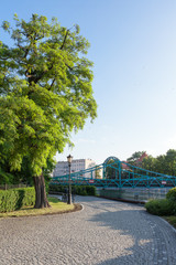 Path to The Tumski bridge, Wroclaw