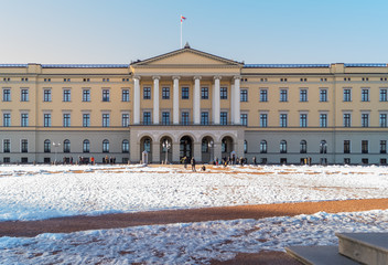 Fototapeta na wymiar The royal palace, Oslo, Norway