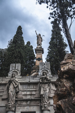 Sculptures  on the cemetery