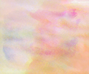 Abstract watercolor pastel tone painted background